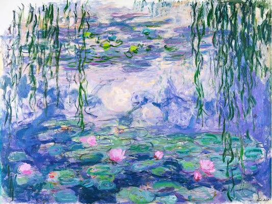 Giftzone - Water Lillies - Women's Cashmere Scarf Blend