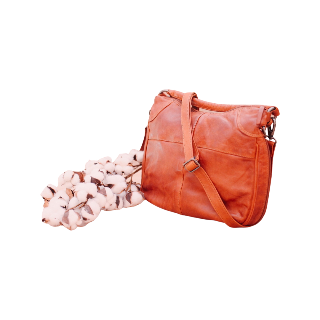 Lake Leather - Swansea - Women's Slouchy Leather Hobo Shoulder Bag