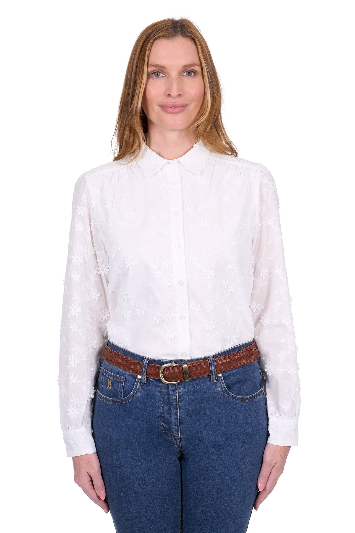 Thomas Cook - Remy - Women’s Embroidered Cotton Shirt