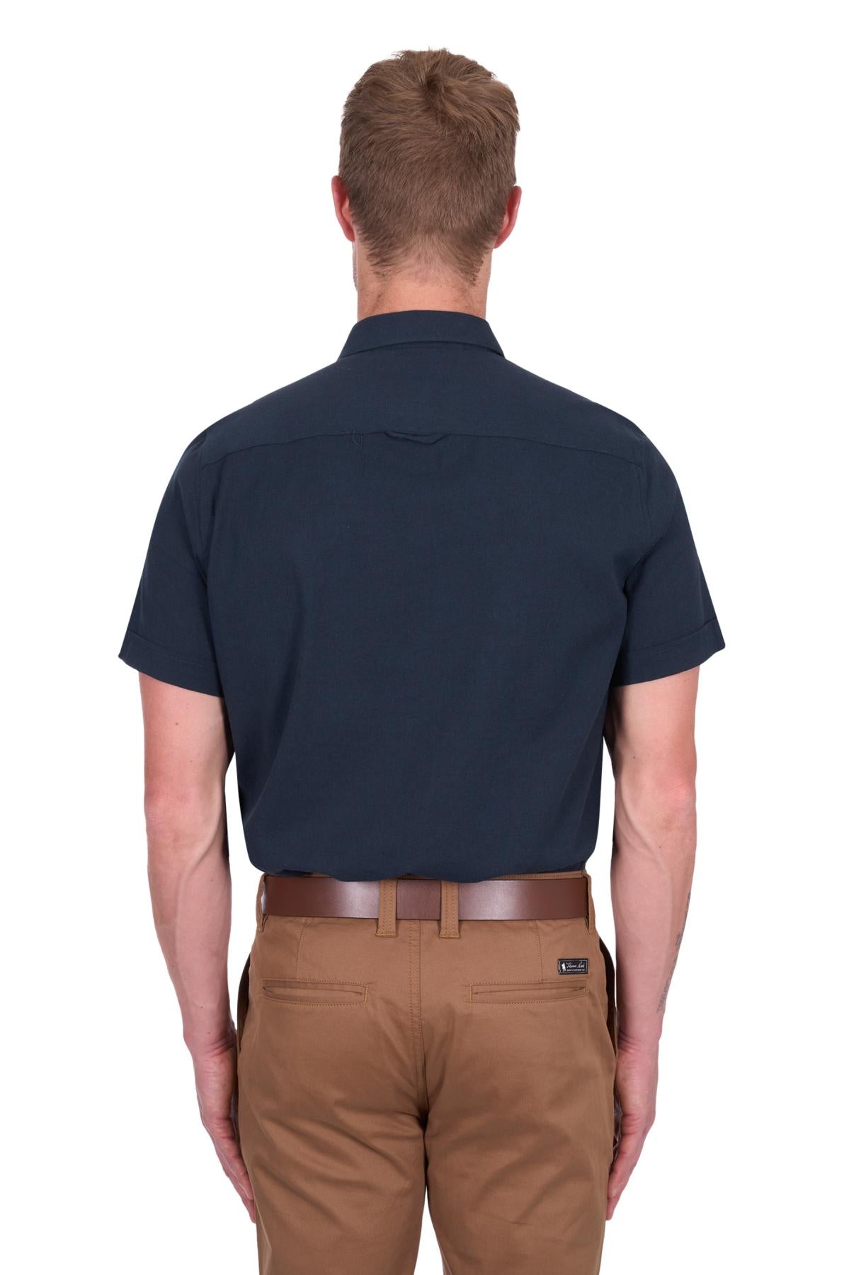 Thomas Cook - Roger - Men’s Short Sleeve Linen Shirt