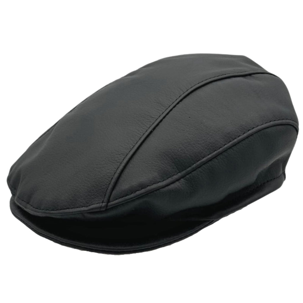 Jacaru - Flat Cap - Men's Kangaroo Leather Drivers Cap