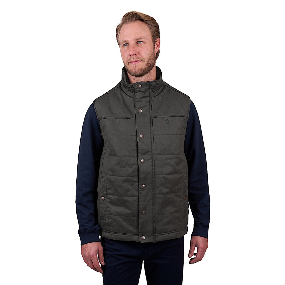 Thomas Cook- Will - Men's Faux Oilskin Vest
