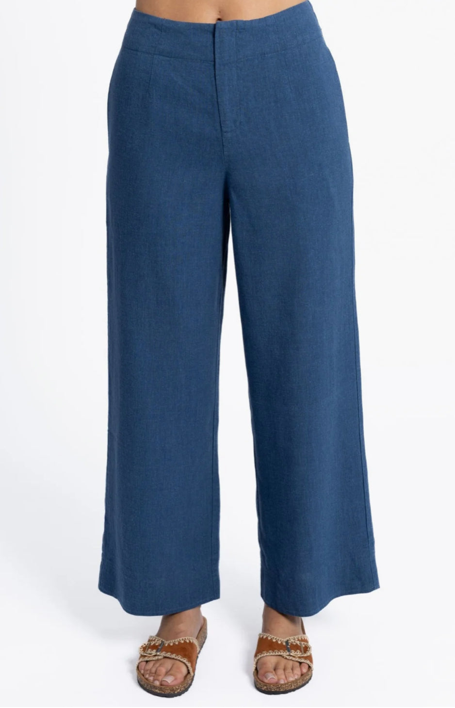 Humidity - Fleetwood - Women’s Ocean Blue Linen Pants