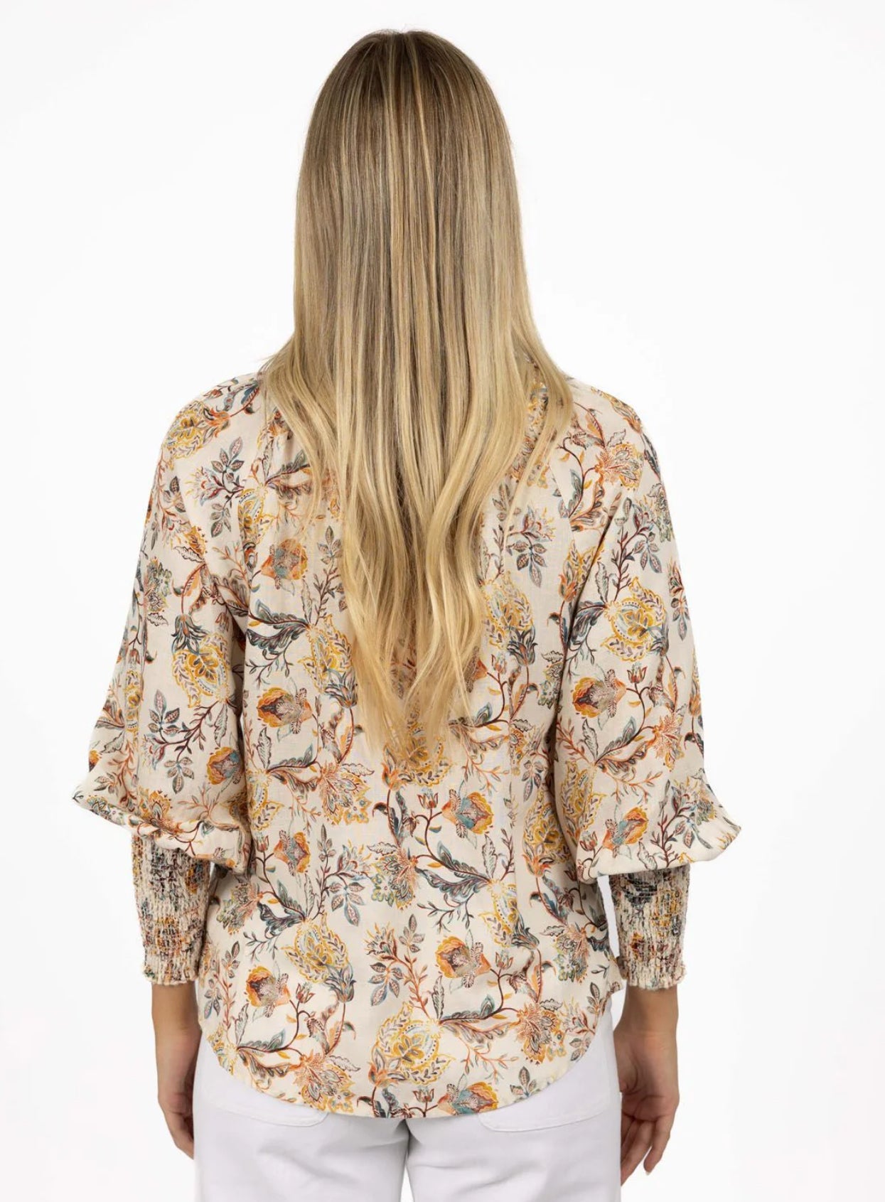 Humidity - Frances - Women’s Kaffir Linen/Tencel Blouse