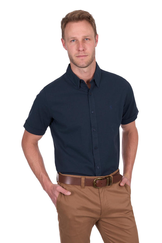 Thomas Cook - Roger - Men’s Short Sleeve Linen Shirt
