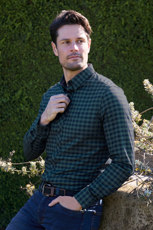 Thomas Cook -Tim - Men’s Checked Dress Shirt
