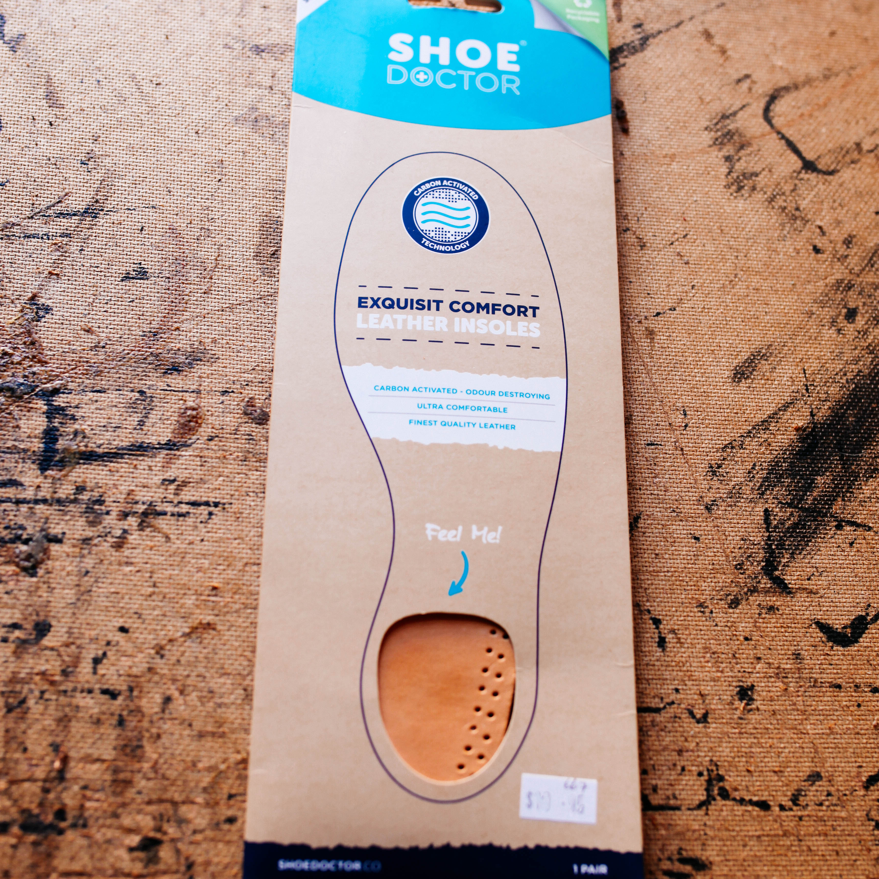 Shoe Doctor - Insole - Carbon Activated Leather Insole
