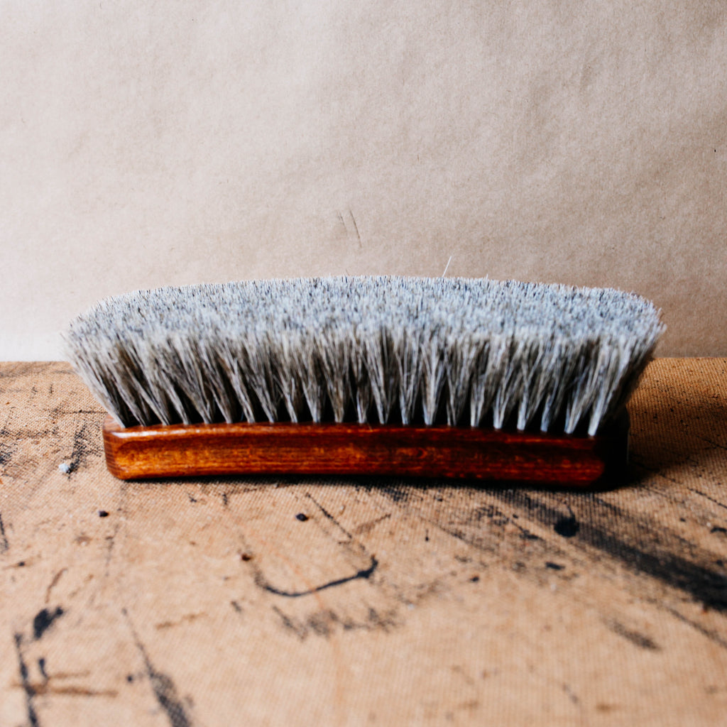 Shoe Doctor - Natural - Large Wooden Horsehair Shoe Brush