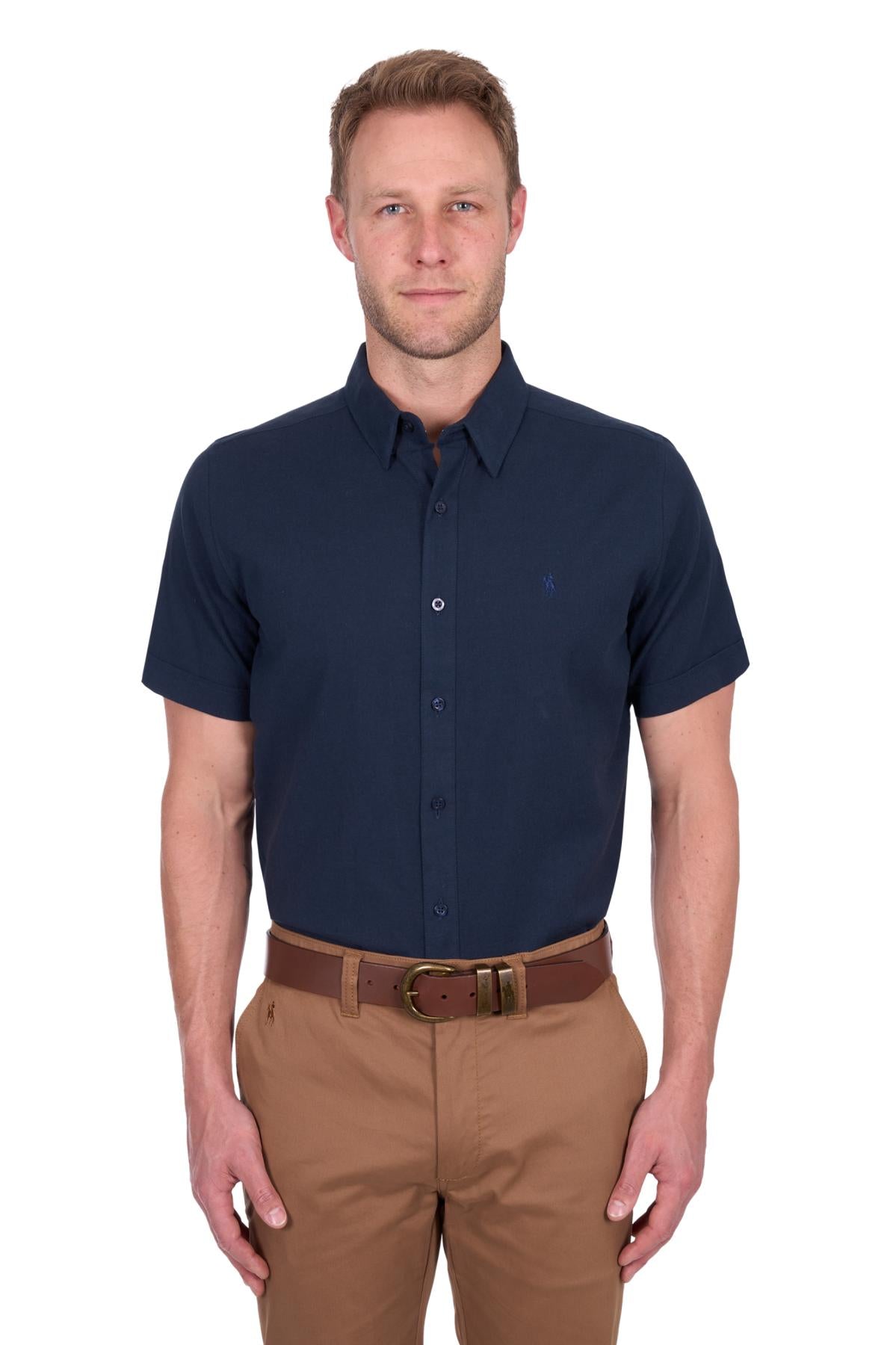 Thomas Cook - Roger - Men’s Short Sleeve Linen Shirt