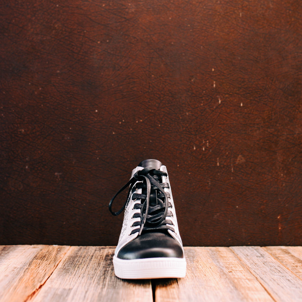 Hinako - Portia - Women's High Top Sparkle Sneaker