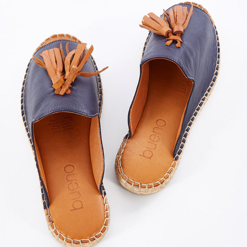 Bueno - Rogue - Women’s Leather Espadrille Slides