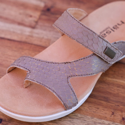 Hälsa - Darline - Women's Leather Sporty Slides