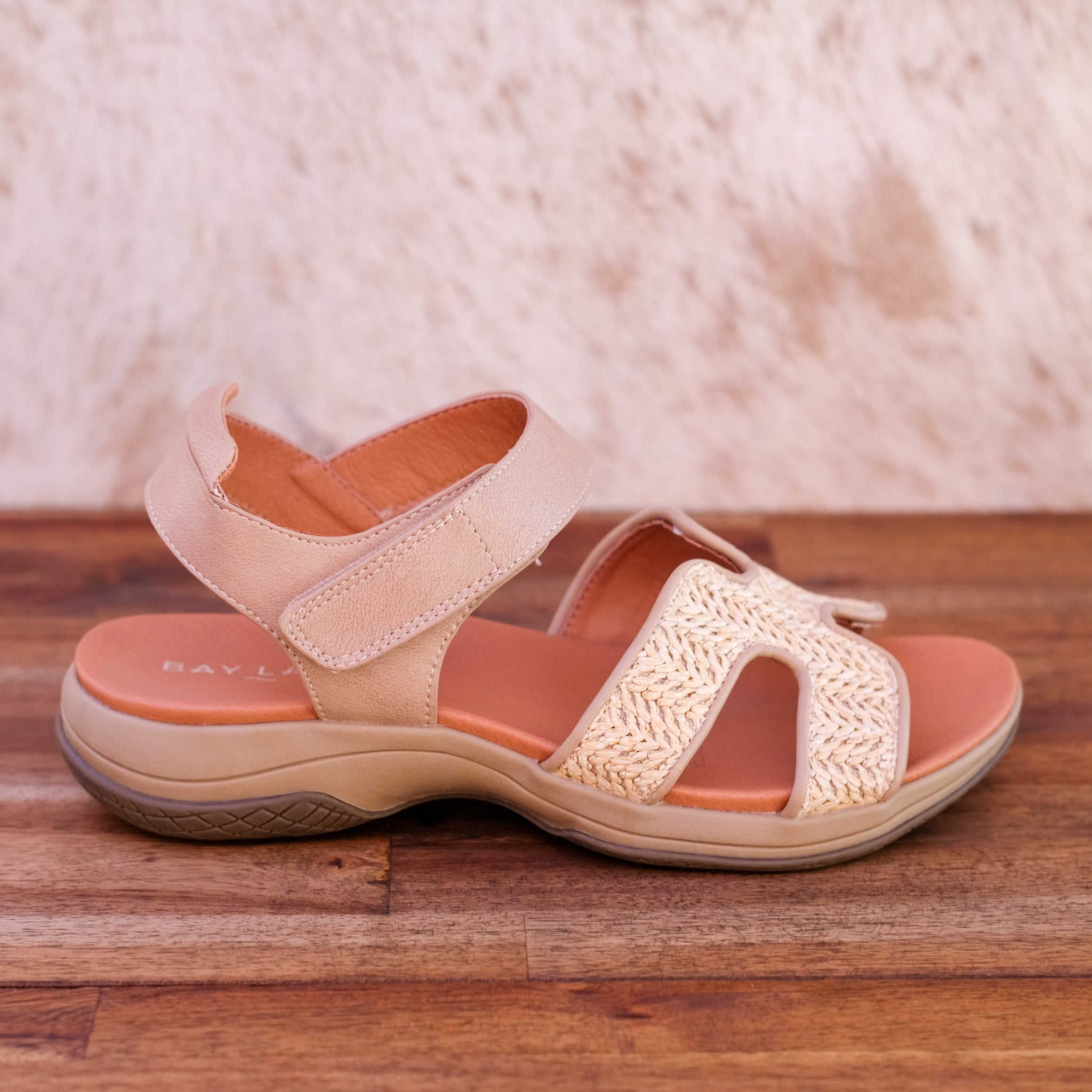 Bay Lane - Torquay - Women’s Raffia & Leather Sandal