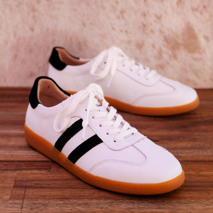 Via Nova - Faith - Women's Leather and Suede Sneaker