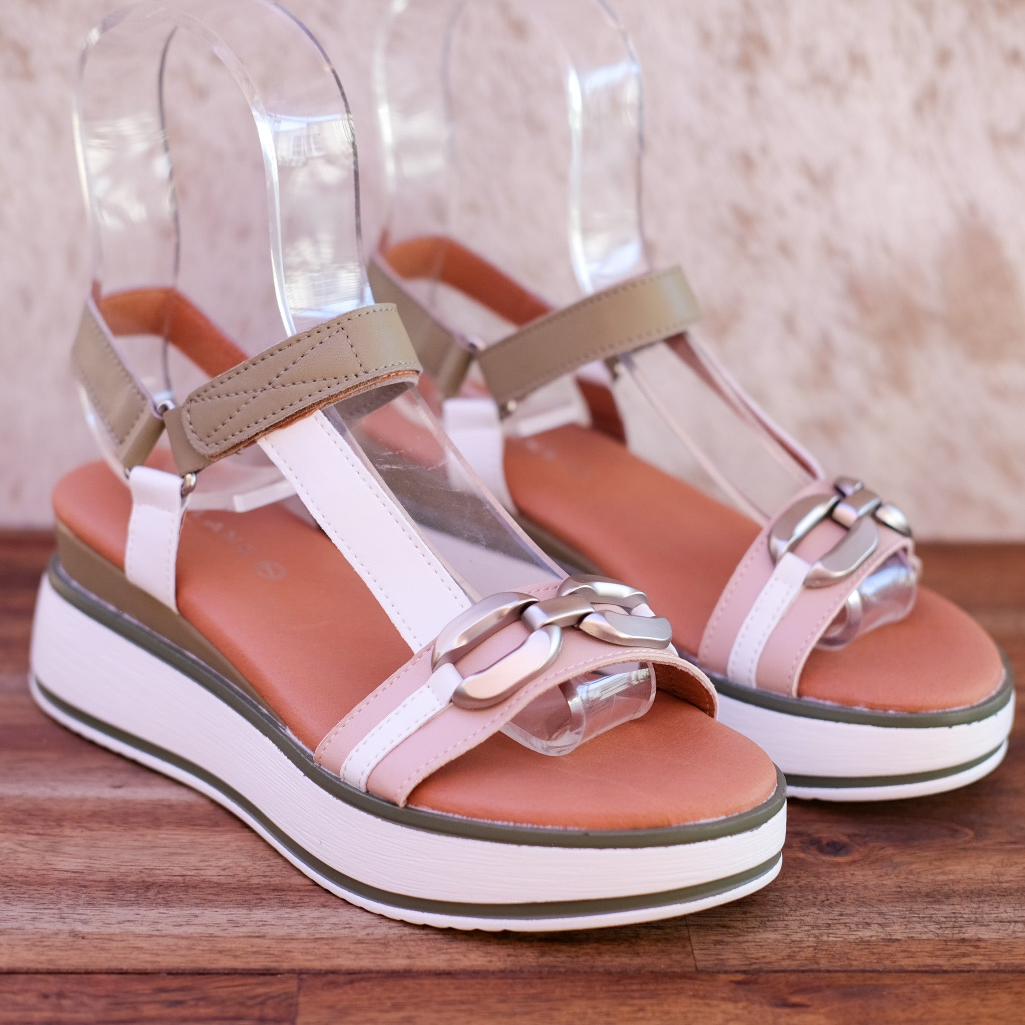 Bay Lane - Liberty - Women’s Bit Detail Wedge Sandal