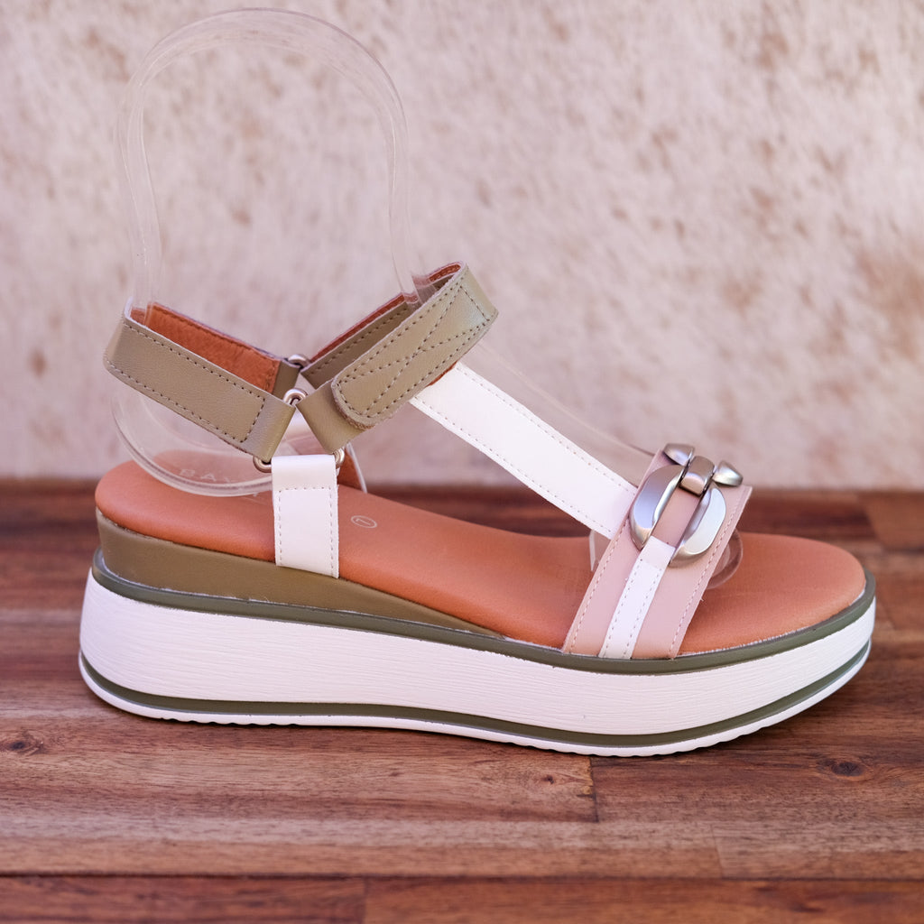 Bay Lane - Liberty - Women’s Bit Detail Wedge Sandal