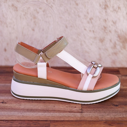 Bay Lane - Liberty - Women’s Bit Detail Wedge Sandal