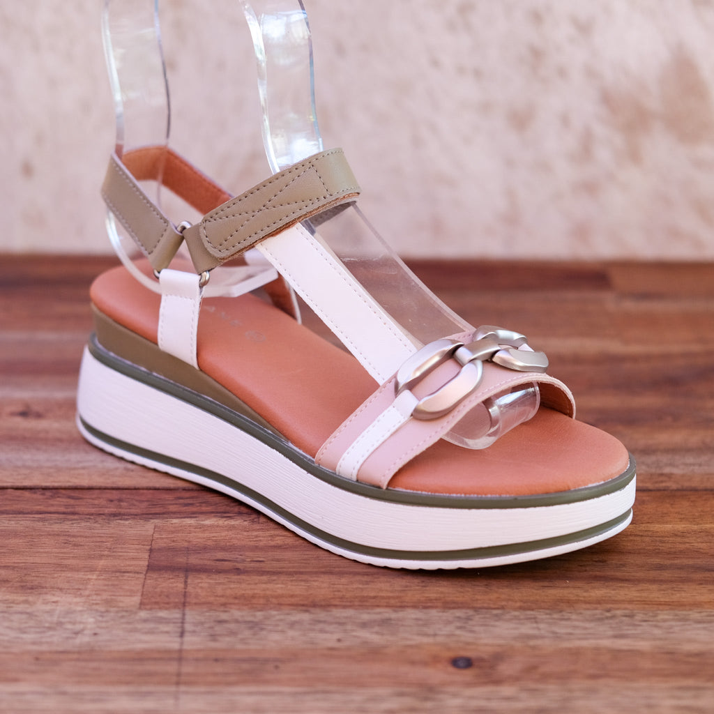 Bay Lane - Liberty - Women’s Bit Detail Wedge Sandal