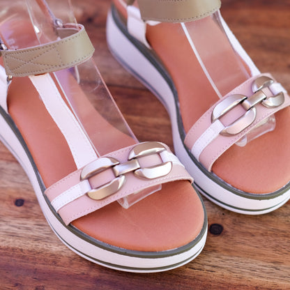Bay Lane - Liberty - Women’s Bit Detail Wedge Sandal