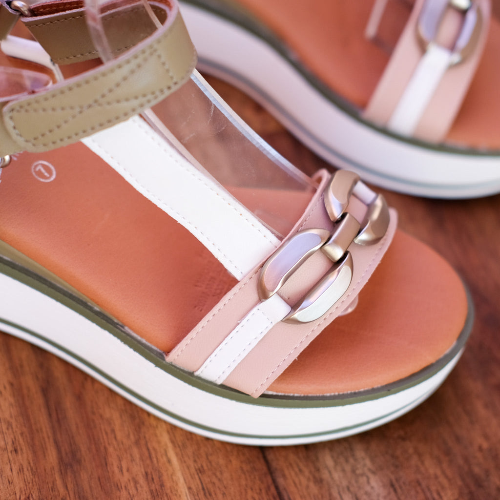 Bay Lane - Liberty - Women’s Bit Detail Wedge Sandal