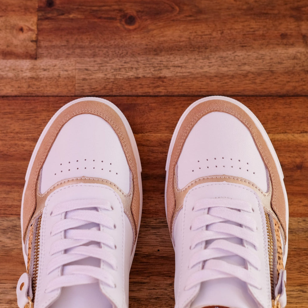 Bay Lane - Noosa - Women’s Leather and Suede Sneaker