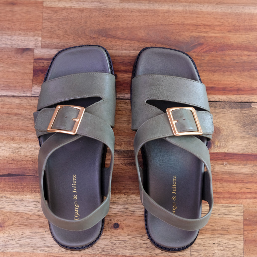 Django & Juliette - Reve - Women’s Leather Slingback Sandal