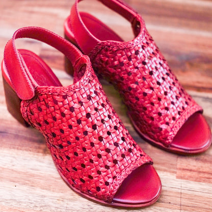 Via Nova - Krunch - Women’s Leather Sling Back Heel