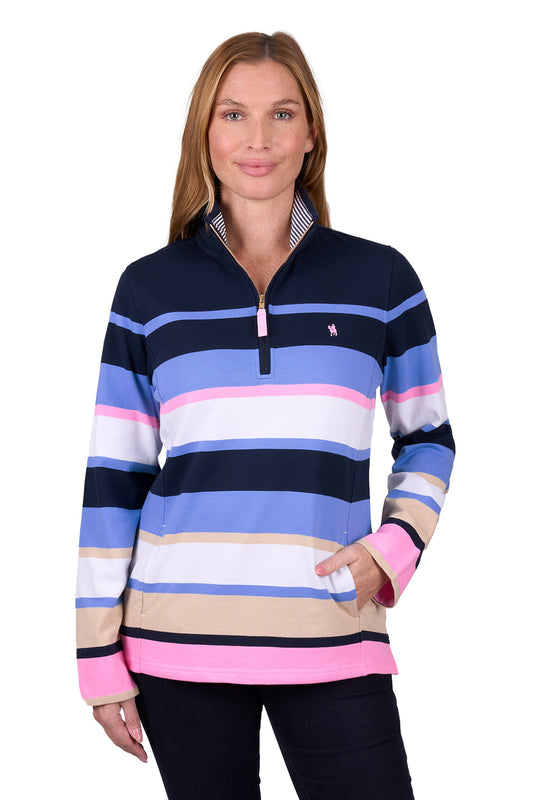 Thomas Cook - Elena - Women’s Blue Long Sleeve Rugby