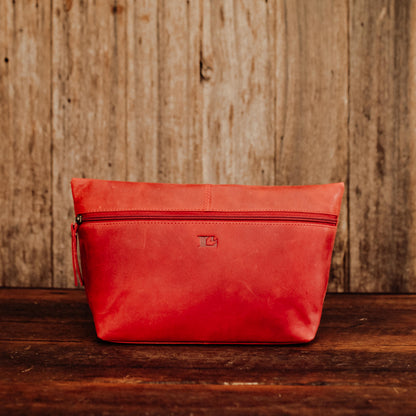 Lake Leather - Granville- Unisex Wetpack Leather Toiletry Bag