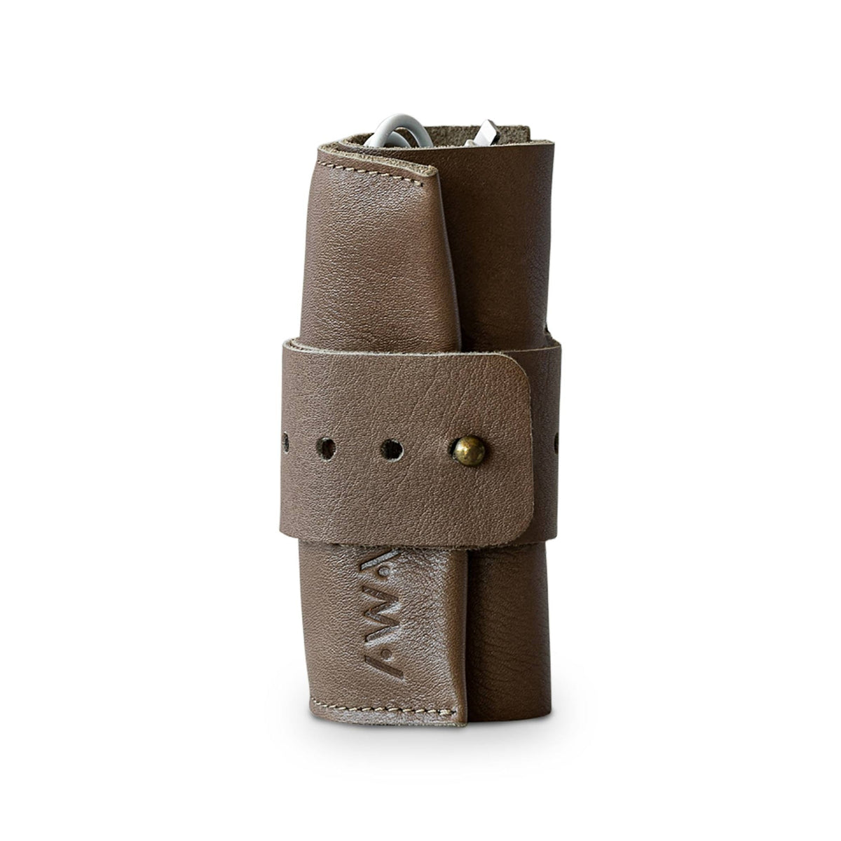 Afternoons with Albert - The Cord Roll- Leather Cord Tidy Travel Accessory