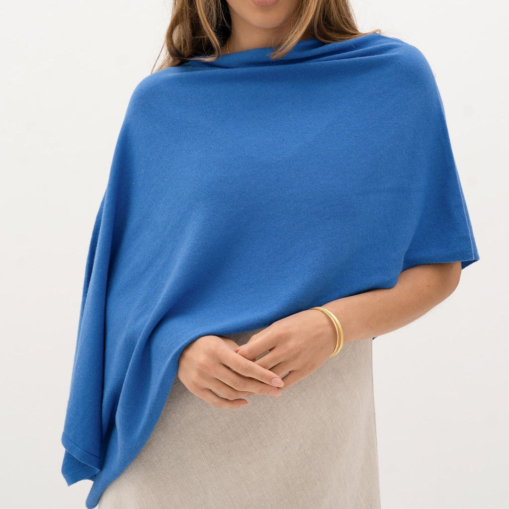 Humidity - Sunset Shawl - Women's Cotton & Cashmere Poncho
