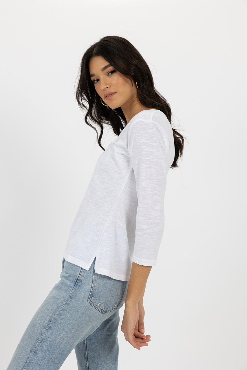 Humidity - Stella - Women's 100% Cotton V-Neck Tee