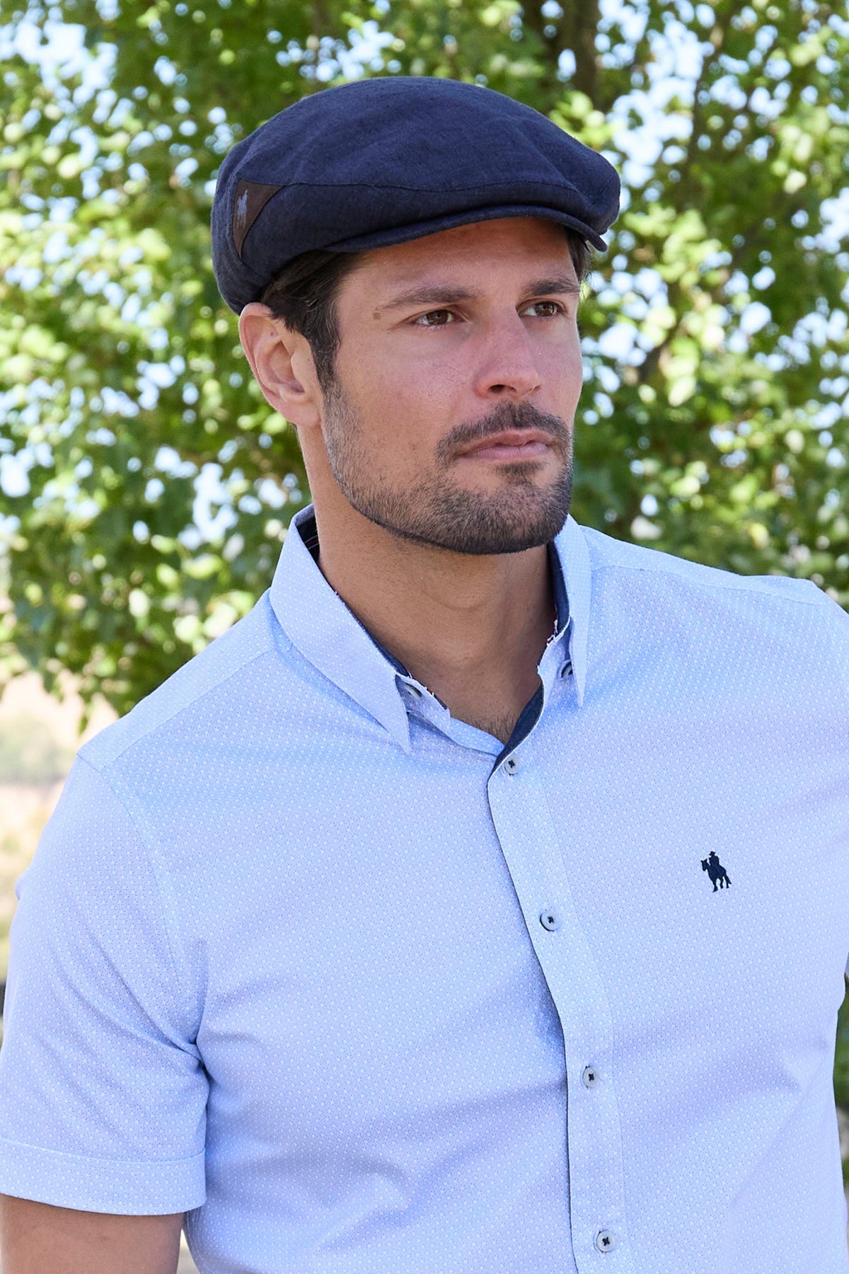 Thomas Cook - Nathan - Men’s Linen Drivers Cap