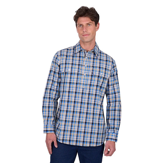 Thomas Cook - Gibson - Men’s Blue/Tan Shirt
