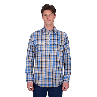 Thomas Cook - Gibson - Men’s Blue/Tan Shirt
