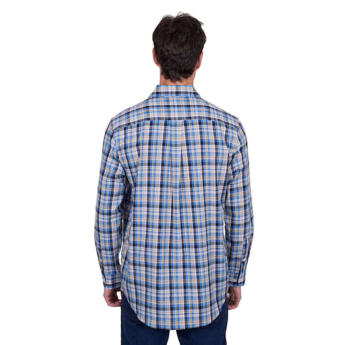 Thomas Cook - Gibson - Men’s Blue/Tan Shirt