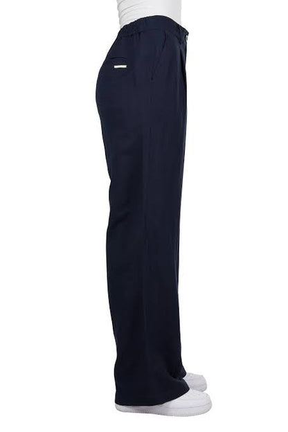 Thomas Cook - Isabel - Women’s Navy Linen Pants