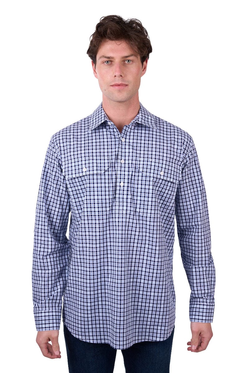 HardSlog - Coney - Men’s Long Sleeve Cotton Shirt