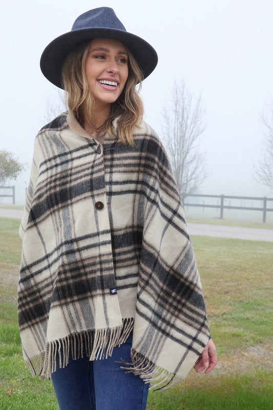 Thomas Cook - Eva - Women’s Reversible Wool Shawl