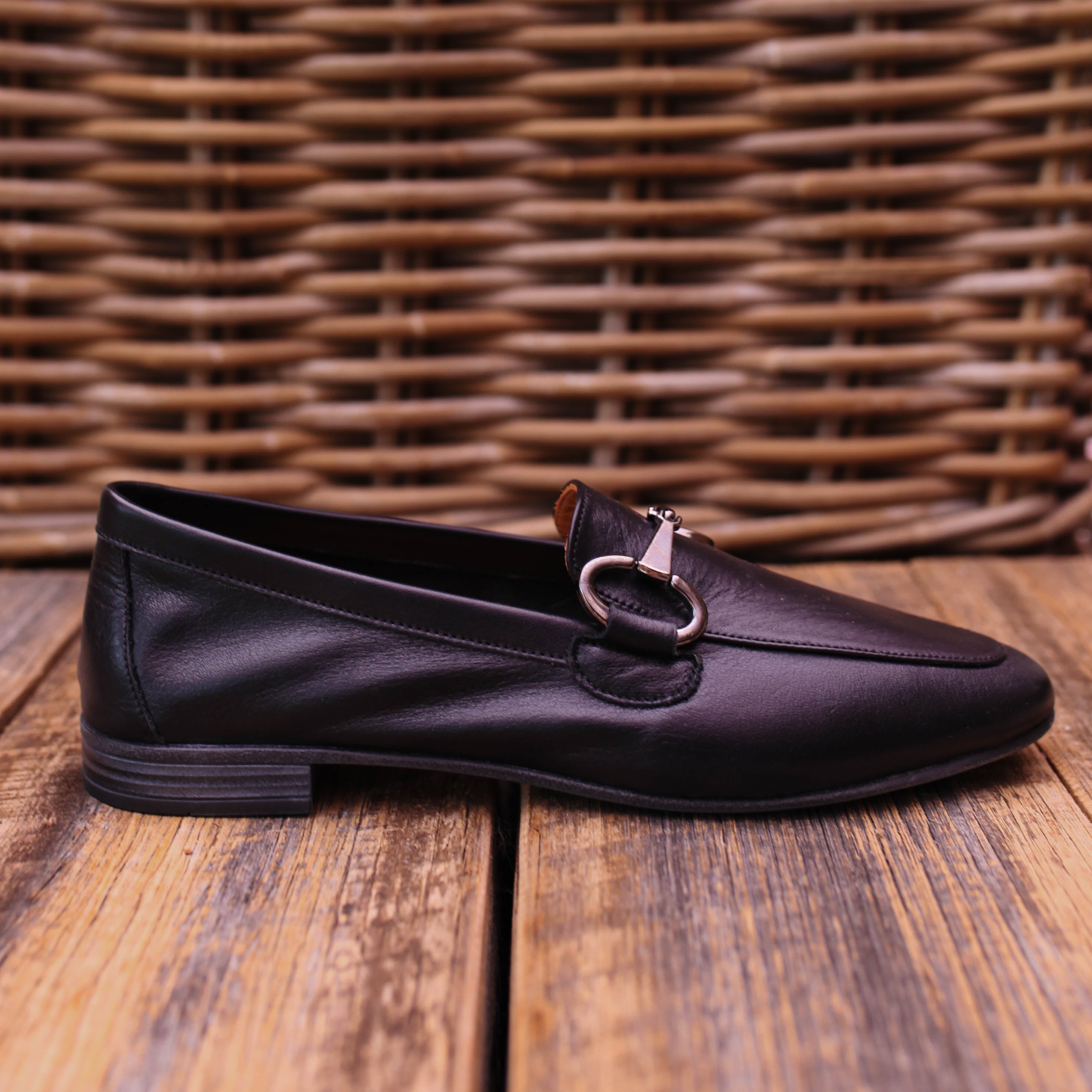 Cabello - Elias - Women’s Black Leather Loafer