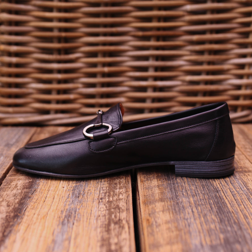 Cabello - Elias - Women’s Black Leather Loafer