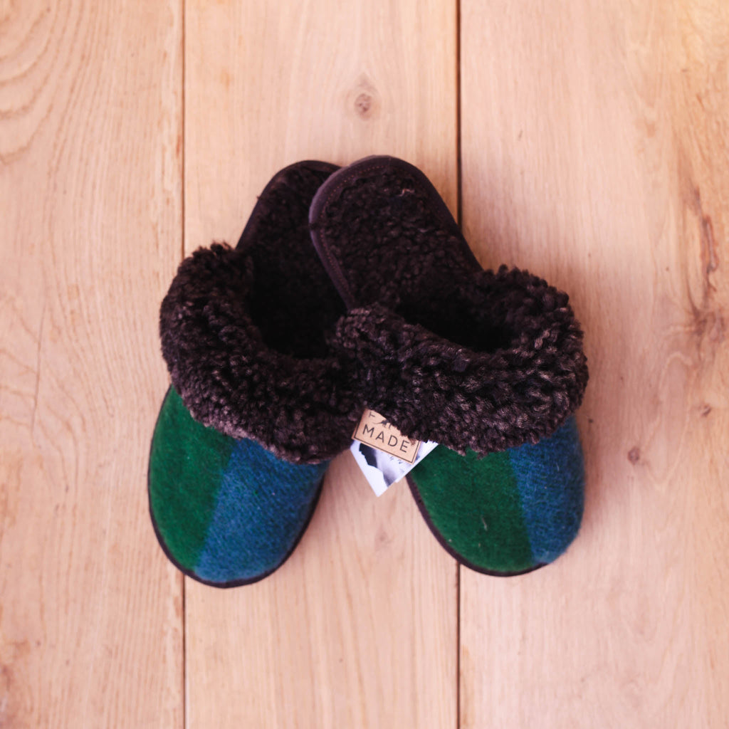 Tas Slipper Co - Derwent - Unisex Blanket Scuff Slipper