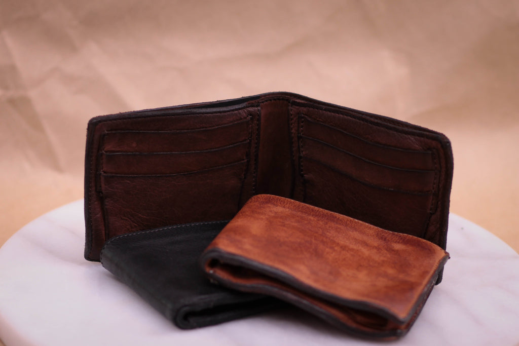 Lake Leather - David  - Men's Vintage Leather Wallet