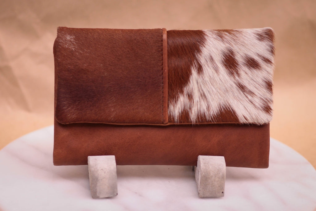 Cenzoni - ZOPHTF01 - Women's Hair-on Leather Oily Pull-up Wallet