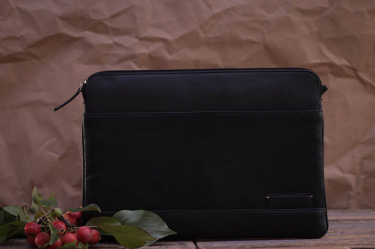 Lake Leather - Franklin - Unisex Leather Laptop Portfolio