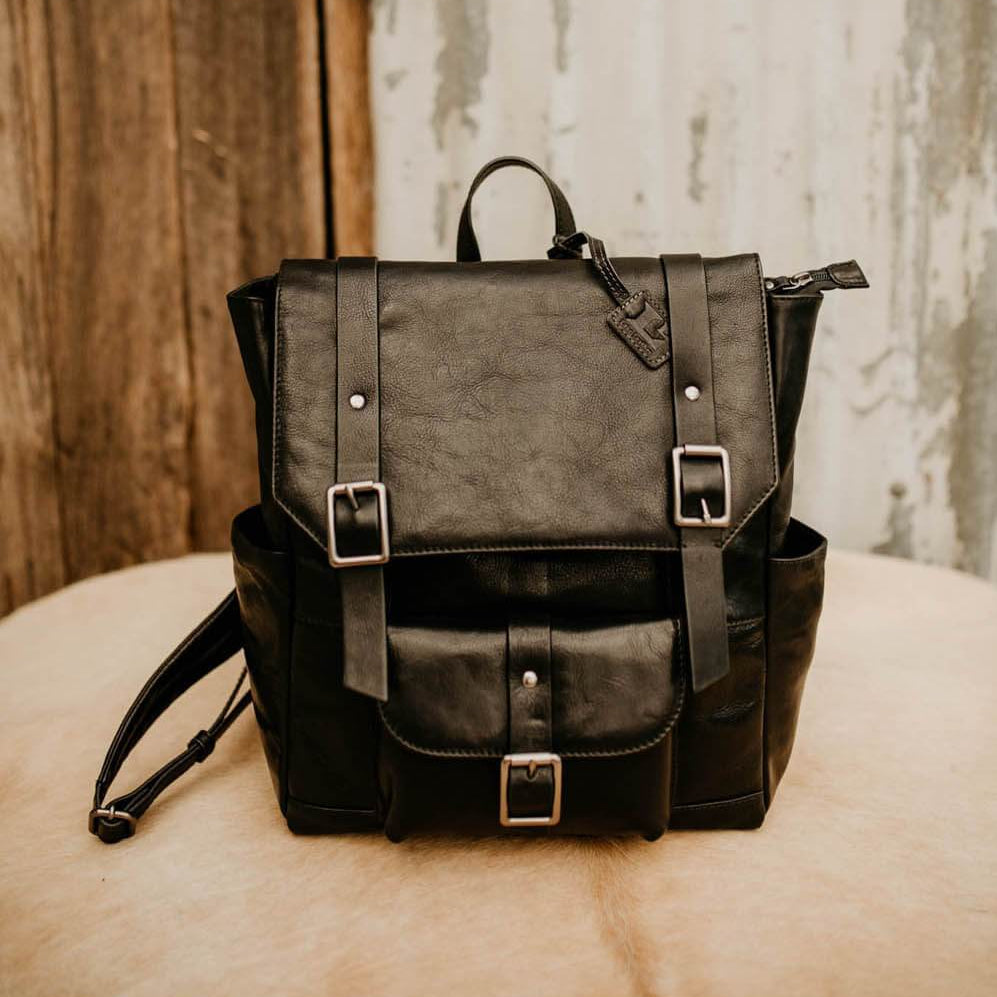 Lake Leather - Plenty - Unisex Large Leather Backpack