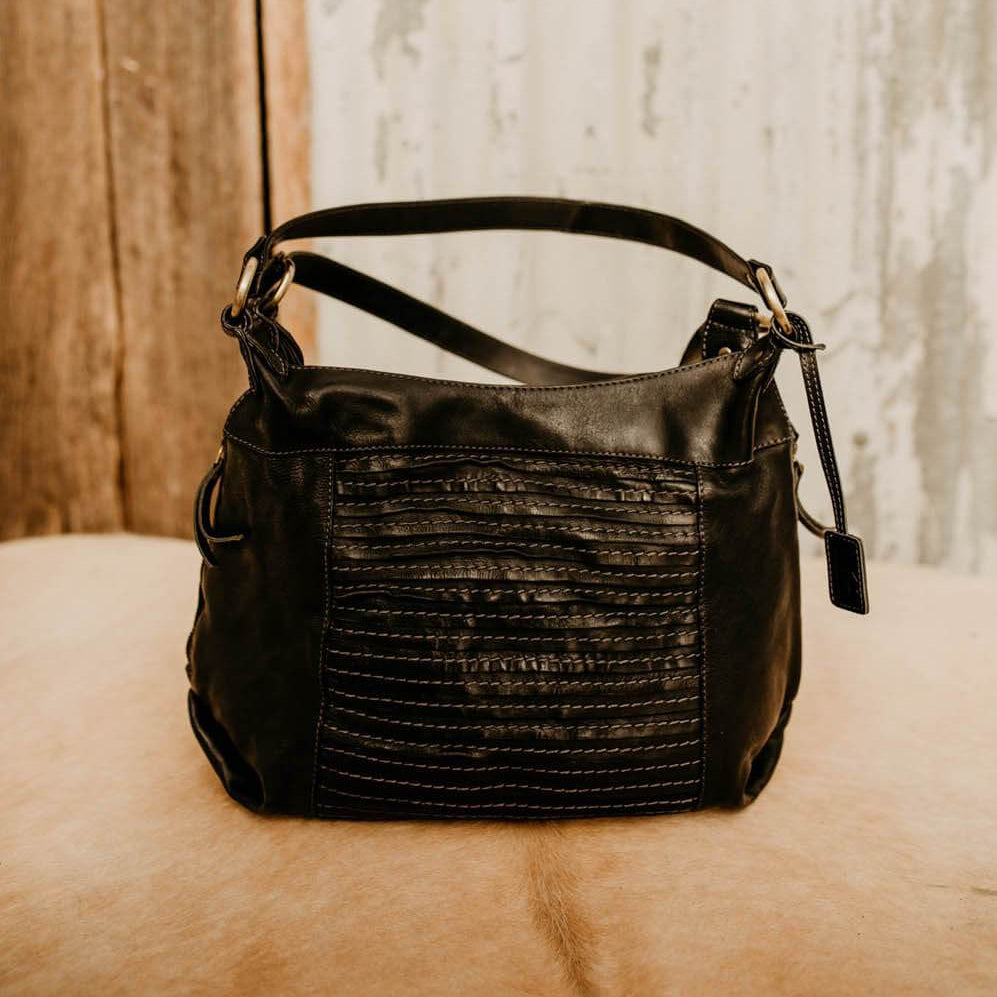 Lake Leather - Telita - Women’s Layered Leather Hobo Bag