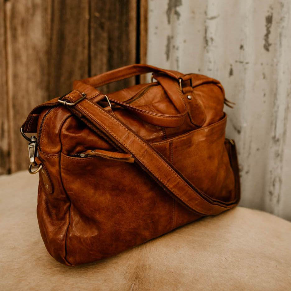 Lake Leather - Wilburville - Men's Briefcase Leather Laptop Bag