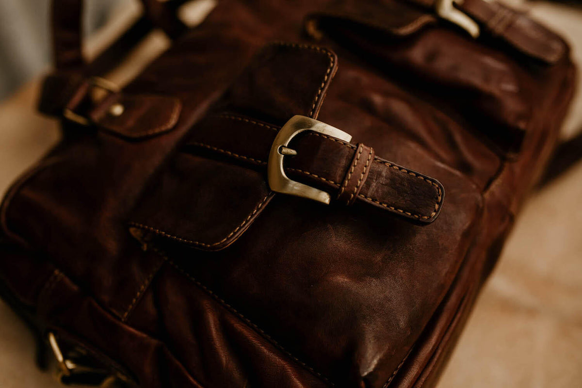 Lake Leather - Wilburville - Men's Briefcase Leather Laptop Bag