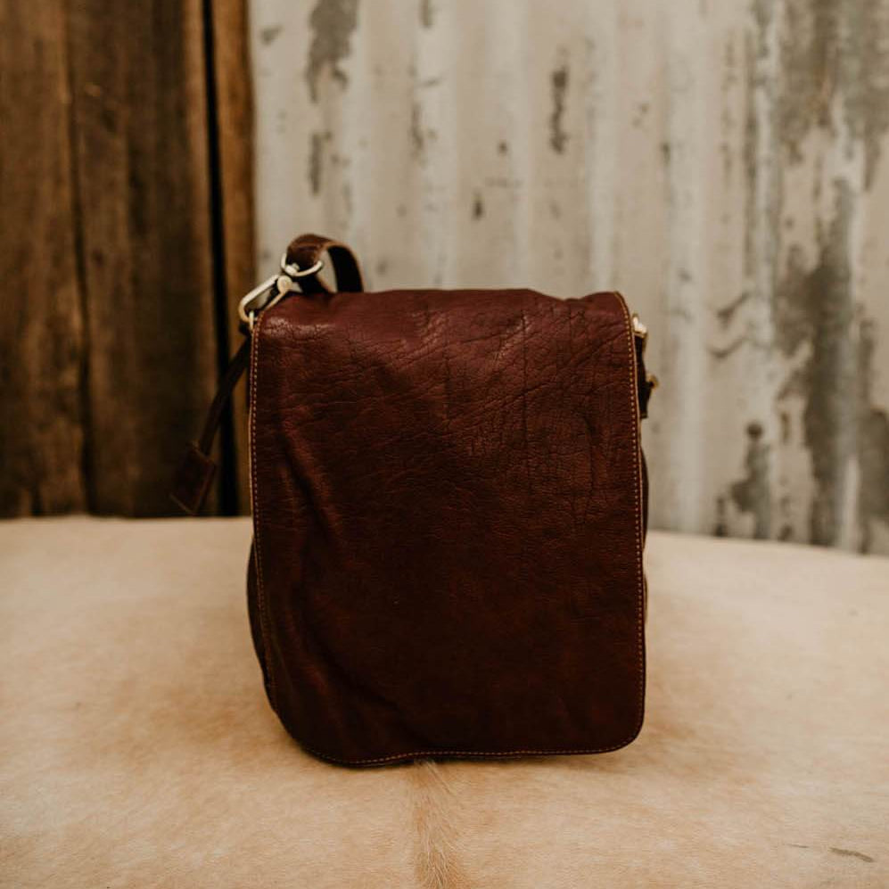 Lake Leather - Hamilton- Unisex Calf Leather Satchel Messenger Bag